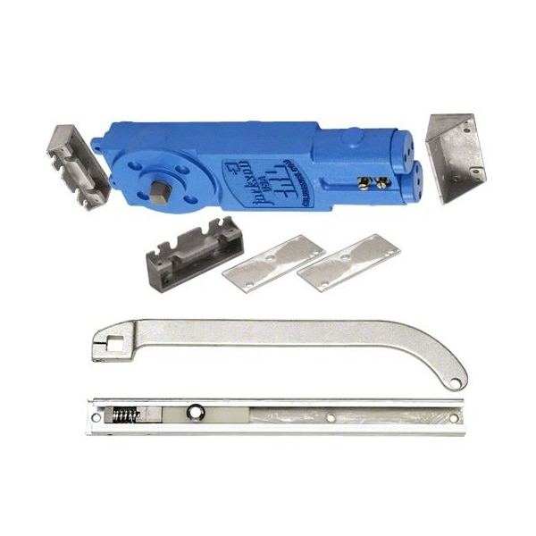 Adjustable Spring 105DegHold Open Overhead Concealed Closer W/ P Offset Slide-Arm Hardware Package